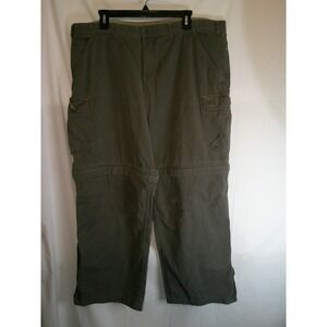 Guide Series Mens 42x30 Convertible‎ Cargo Pants Zip Off Hiking Olive